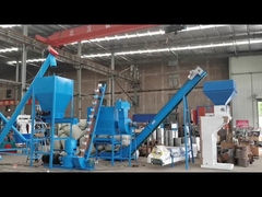 สายการผลิตเม็ดไม้ชีวมวล เครื่องทำความร้อนเตาเม็ดชีวมวล เครื่องทำเม็ด