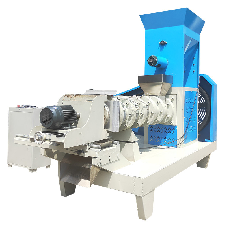 200-300 กิโลกรัม/ชั่วโมงอาหารสุนัขเครื่องปลาดุกปลานิลลอยอาหารปลาเม็ด Extruder รับประกัน 1 ปี