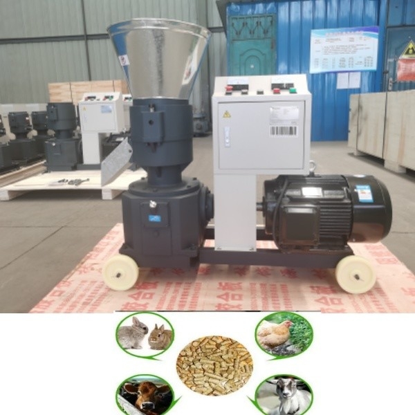 เครื่องอัดเม็ดอาหารสัตว์ขนาด 500 กก. สำหรับโรงสีเม็ดอาหารสัตว์ปศุสัตว์วัวไก่เครื่องแปรรูปอาหารสัตว์