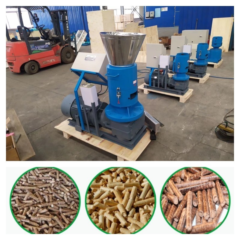 22kw-55kw 300-800KG/H โรงงานเม็ดไม้ส่งออกไปยังยุโรปอัตโนมัติเต็มรูปแบบกับ CE