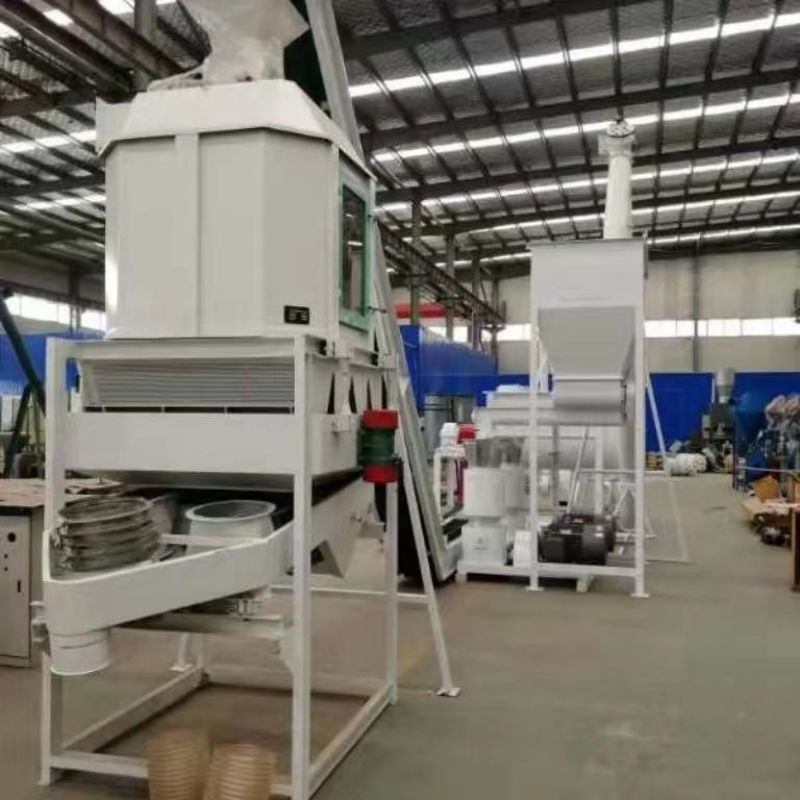 สายการผลิตเม็ดอาหารสัตว์มาตรฐาน A1 1-20t / H สำหรับการแปรรูปอาหารสัตว์
