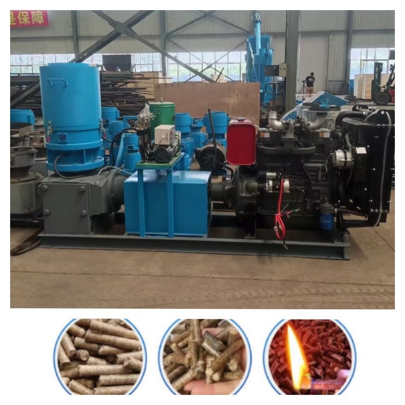 22kw-55kw 300-800KG/H โรงงานเม็ดไม้ส่งออกไปยังยุโรปอัตโนมัติเต็มรูปแบบกับ CE