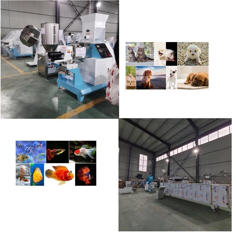 สายการผลิตพัฟฟีด Extruder อัตโนมัติ 50 กก. / ชม. ถึง 5,000 กก. / ชม