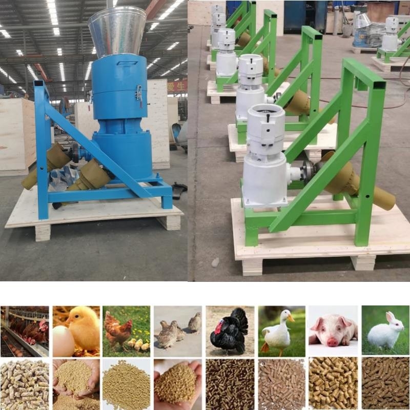 รถแทรกเตอร์ขับเคลื่อนโรงสีเม็ด PTO / เครื่องอัดเม็ดอาหารสัตว์ Pelletizer สำหรับอาหารสัตว์