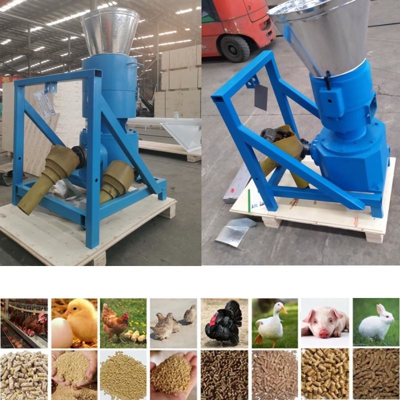 รถแทรกเตอร์ขับเคลื่อนโรงสีเม็ด PTO / เครื่องอัดเม็ดอาหารสัตว์ Pelletizer สำหรับอาหารสัตว์