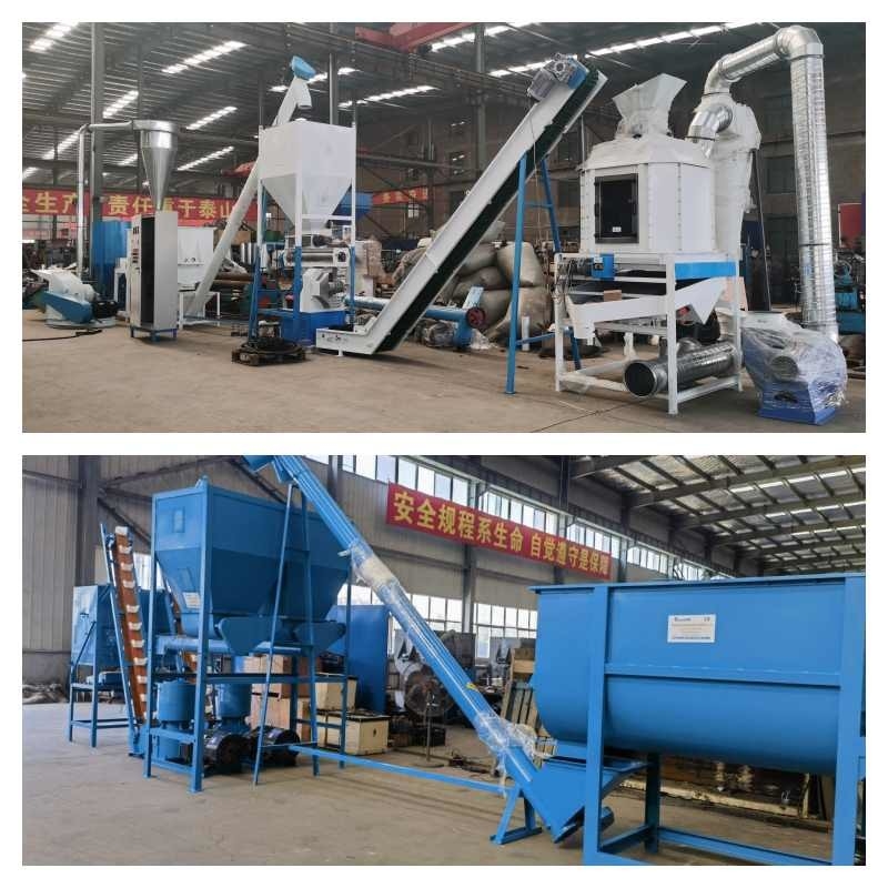โรงสีเม็ดอาหารสัตว์ไฟฟ้า 30kw 300-400 กก. / ชม. โรงสีเม็ดอาหารกระต่ายสำหรับอาหารสัตว์ปีก