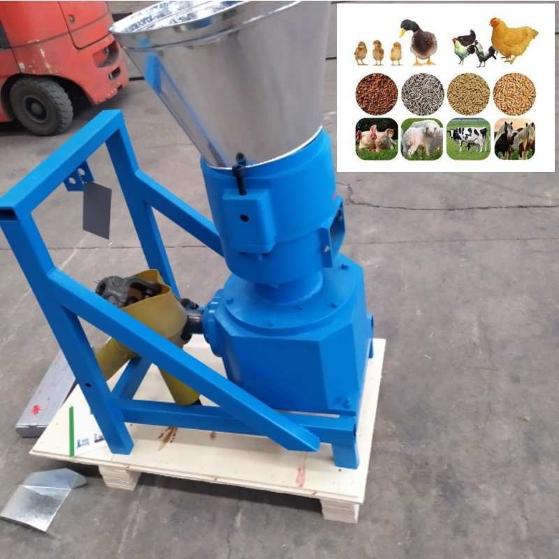 โรงสีเม็ด PTO 10-80hp สำหรับรถแทรกเตอร์ที่สมบูรณ์แบบสำหรับเม็ดอาหารสัตว์