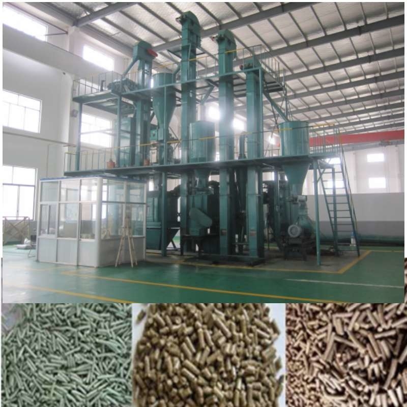 สายการผลิตเม็ดอาหารสัตว์ CE แหวนตาย 1-10 TPH เครื่องอัดเม็ดอาหารกระต่าย
