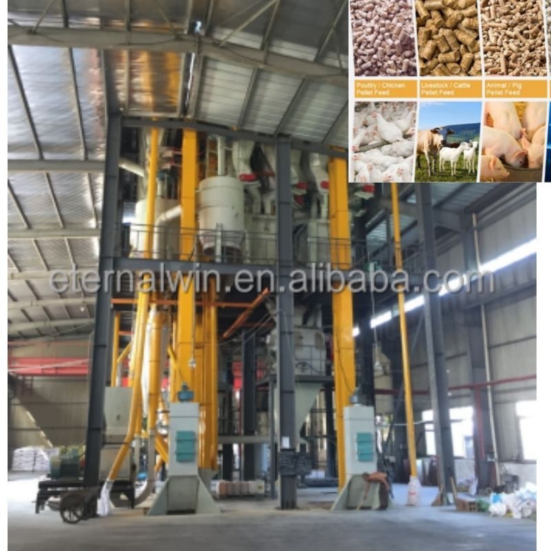 เครื่องแปรรูปอาหารสัตว์ 2-18 มิลลิเมตร แหวน Die Granulator Pellet Mill Pellet การทําอาหารสัตว์ เครื่องผลิตเมลเล็ต ฟาร์ม