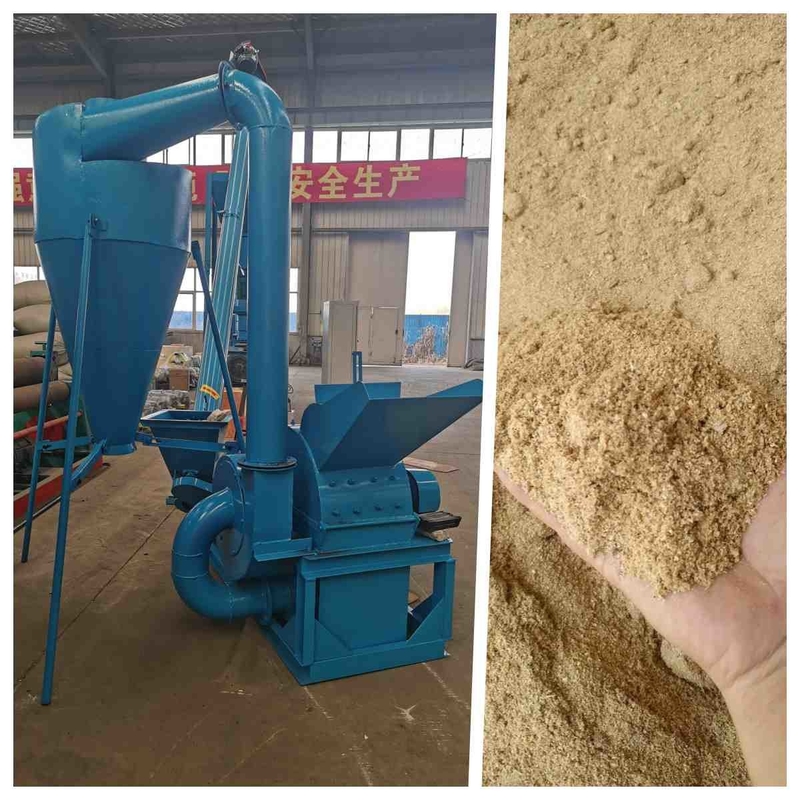 15kw 500 กิโลกรัม / ชม. สาขาเศษไม้เศษไม้ขี้เลื่อยบดเครื่องบด 420-3