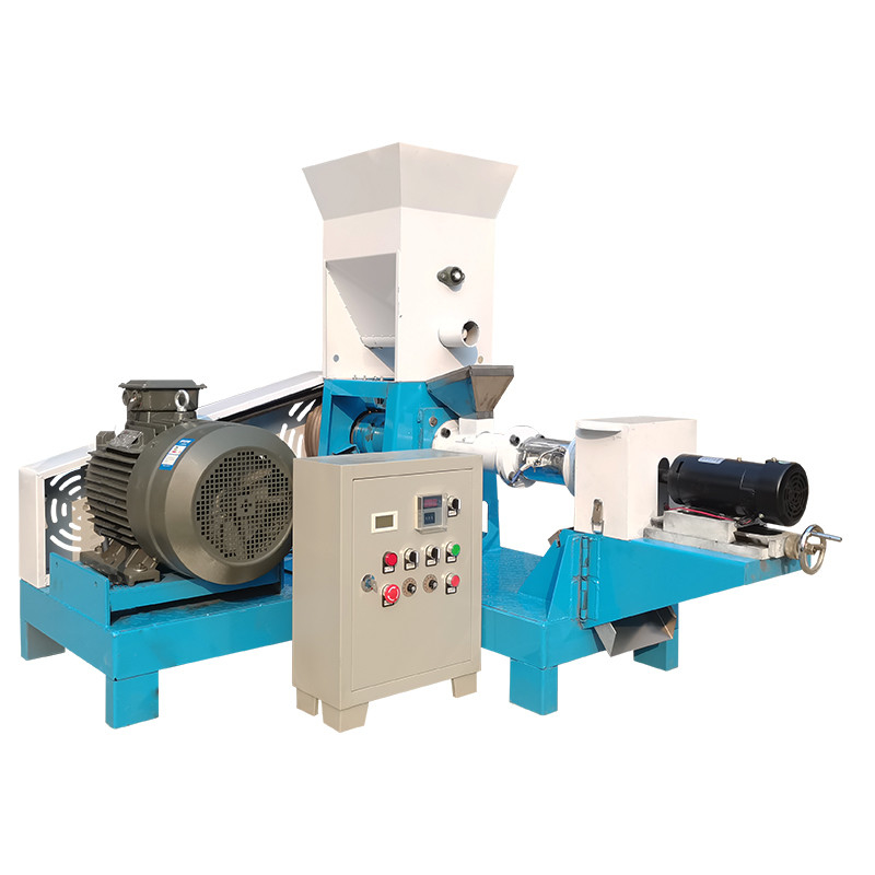 เครื่องอัดรีดอาหารปลาชนิดแห้ง 1 เฟส Triphase Cat สุนัขอาหาร Extruder 5.5-160 KW