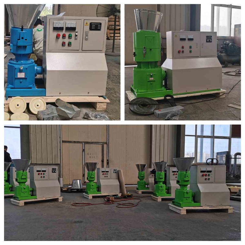 11kw 15kw 22kw โรงงานเม็ดอาหารสัตว์ 300 กก. / ชม. 500 กก. / ชม. 800 กก. / ชม. เครื่องทำเม็ดอาหารไก่