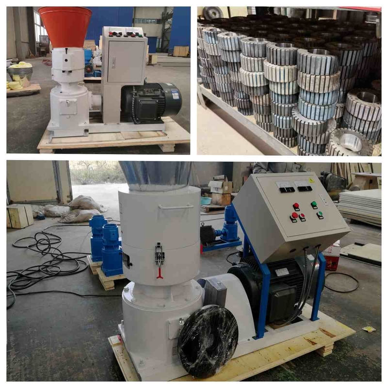 11kw 15kw 22kw โรงงานเม็ดอาหารสัตว์ 300 กก. / ชม. 500 กก. / ชม. 800 กก. / ชม. เครื่องทำเม็ดอาหารไก่
