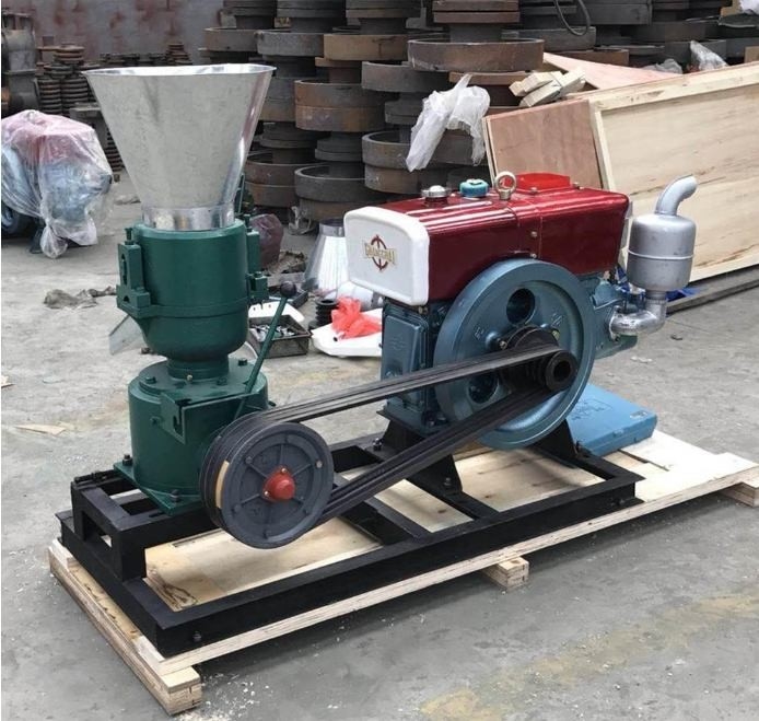 22HP Feed Pellet Mill การปรับแต่งสีสําหรับอาหารไก่