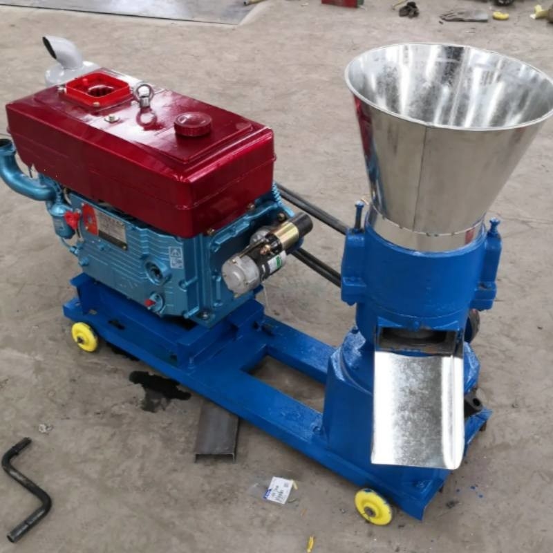 22HP Feed Pellet Mill การปรับแต่งสีสําหรับอาหารไก่