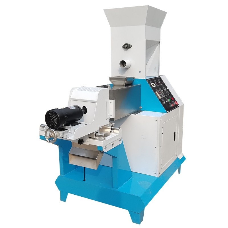 150 กิโลกรัม/ชั่วโมง ปลาลอย Feed Extruder สี custommade