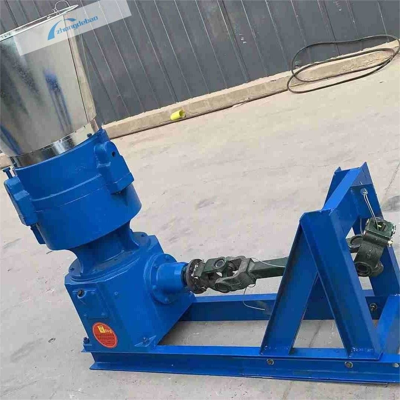 15-55 HP PTO Feed Wood Pellet Mill Machine 100-450 กิโลกรัม/ชั่วโมง สําหรับอาหารนกไก่หรือชีววัตถุดิบ