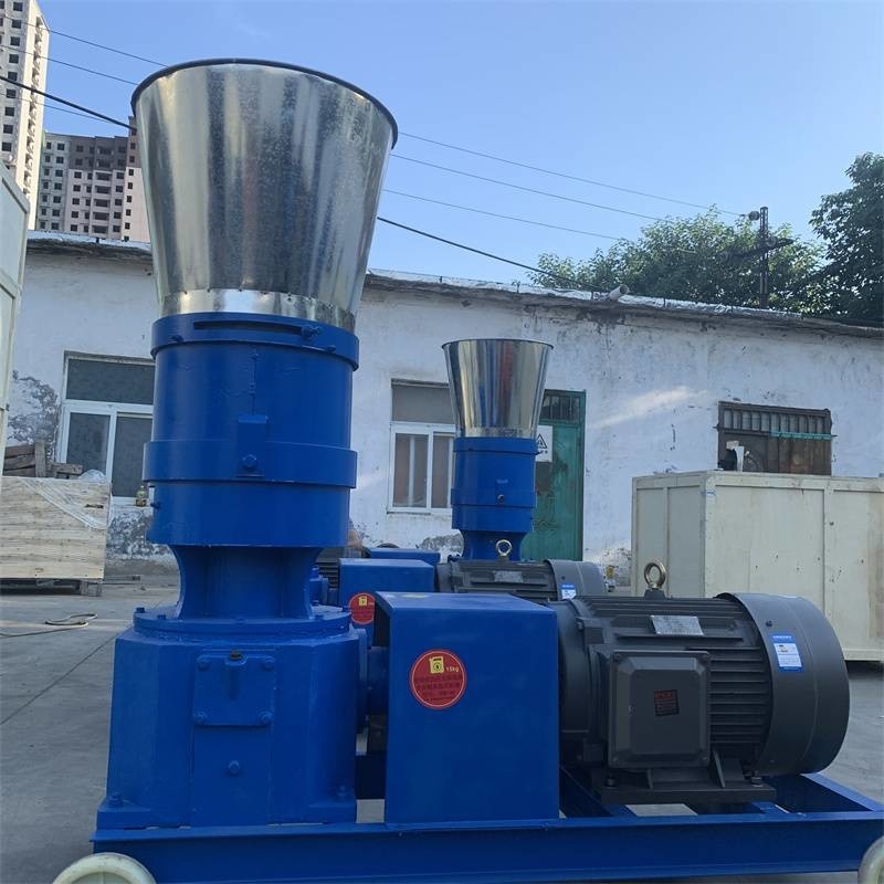 ความจุสูง 1-1.5t / H เครื่องทําเม็ดอาหาร เครื่องแปรรูปอาหารนกอัตโนมัติ