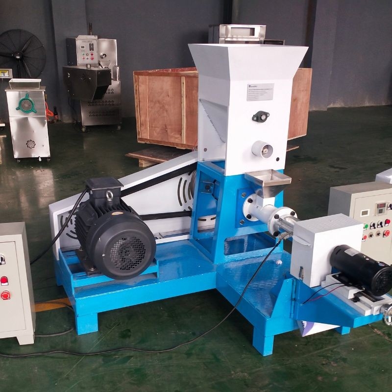 DGP Dry Type Floating Fish Feed Dog Food Extruder Single Screw Granulator เมล็ดเมล็ดข้าวโพด ข้าวโพด โซยา Extruder