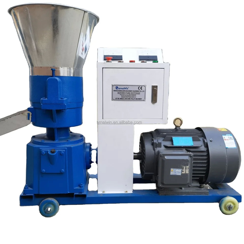 10-20% ความชื้น 6 มิลลิเมตร เครื่องทําเม็ดไม้ สําหรับเม็ดในกระเป๋าไม้ 380V