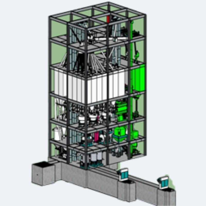 1-12 มิลลิเมตร ขนาด pellets ปลายวงแหวน Die pellets Mill ประเภทสัตว์อาหาร pelletizing สาย