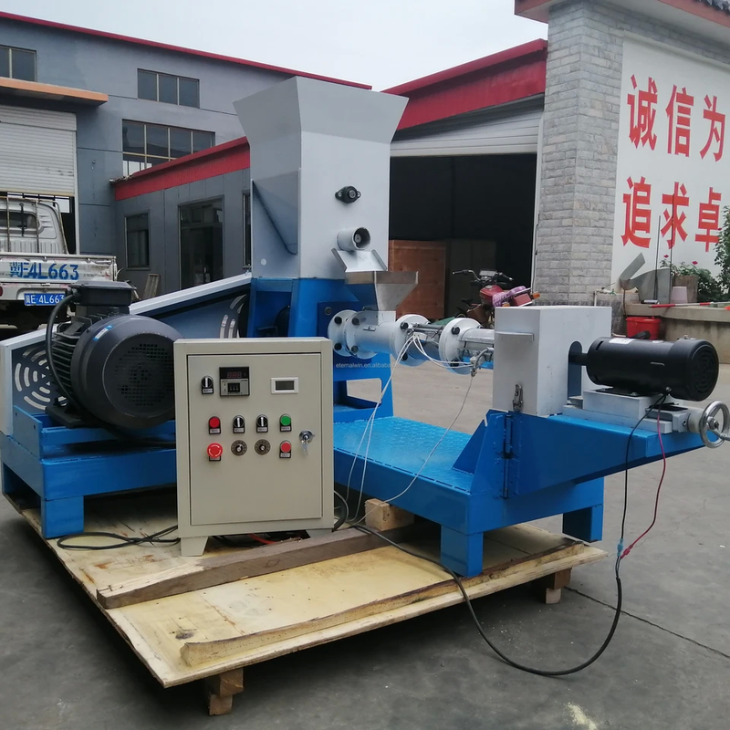 ความจุของ Extruder อาหารปลาที่กําหนดเอง พลังงานอัตโนมัติ Single / Double-Screw 5.5-160 KW
