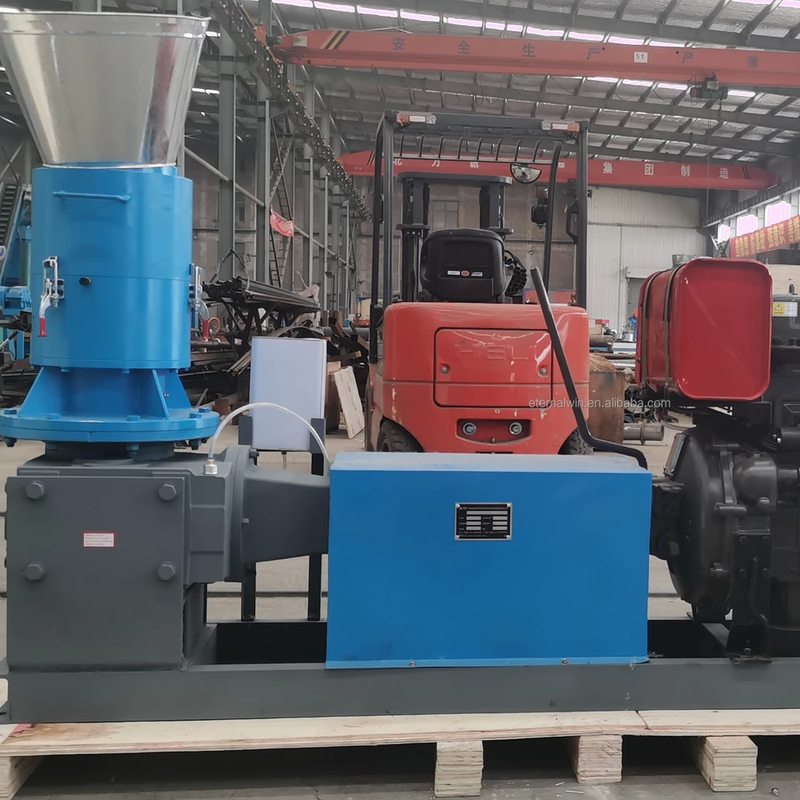 ความจุ เครื่องผลิตเปลเล็ต 80-600kg/h สายเหล็กคาร์บอนที่ปลอดภัย 220V/380V 7.5-37KW