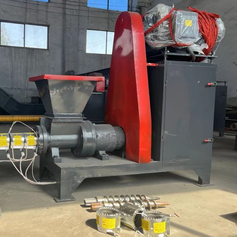 เครื่องอัดแท่งชีวมวล กำลังผลิต 300-350 กก./ชม. กำลังไฟ 22kw พร้อมรับประกัน 24 เดือน สำหรับเชื้อเพลิงและบาร์บีคิว