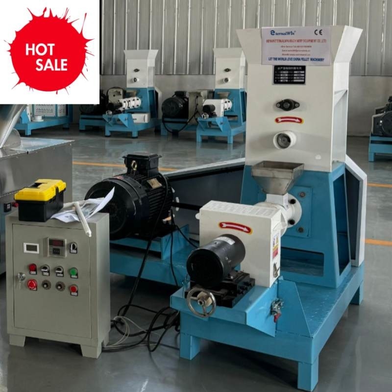 18.5kw แบบแห้ง Extruder อาหารปลาสําหรับ 200 กิโลกรัม / ชั่วโมง ความจุและ 0.4kw การตัดพลังงาน