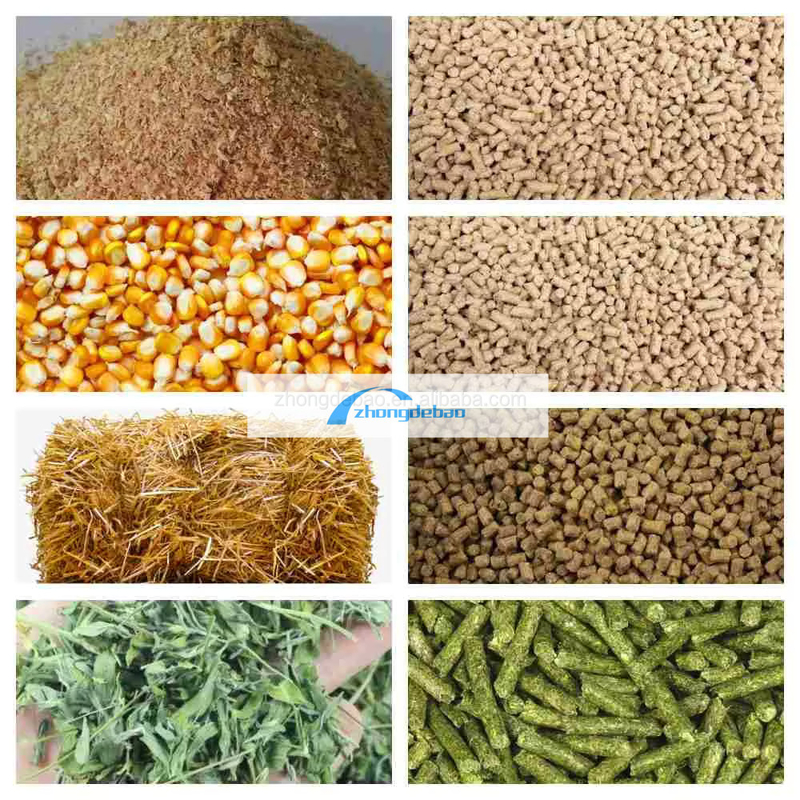 300-400 KG / H เครื่องทําเมลเล็ตอาหารสัตว์เลี้ยงที่มีผลผลิตสูง เครื่องทําเมลเล็ตชนิดไดเซล