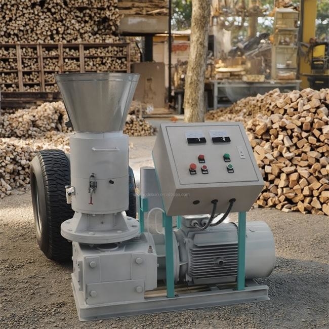 เครื่องปลูกไม้ใหม่ Biomass Waste Sawdust Pellet Mill สําหรับอุตสาหกรรมอาหารและการเกษตร