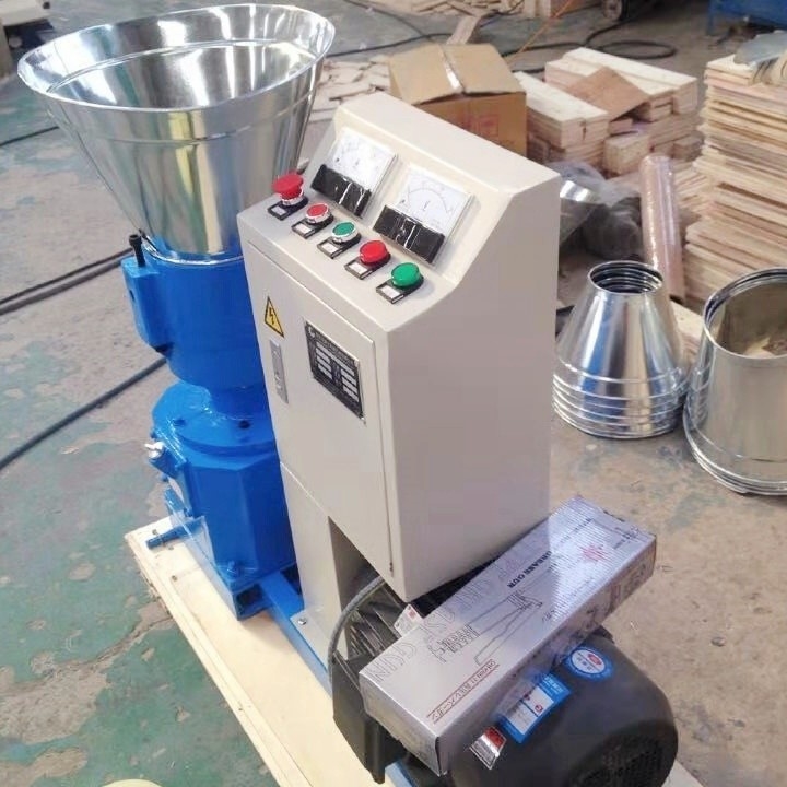 200-300 KG/H Feed Pellet Mill เครื่องแปรรูปอาหารสัตว์ที่มีผลผลผลิตสูง เครื่องแปรรูปอาหารชนิดมอเตอร์ เครื่องแปรรูปอาหารชนิด