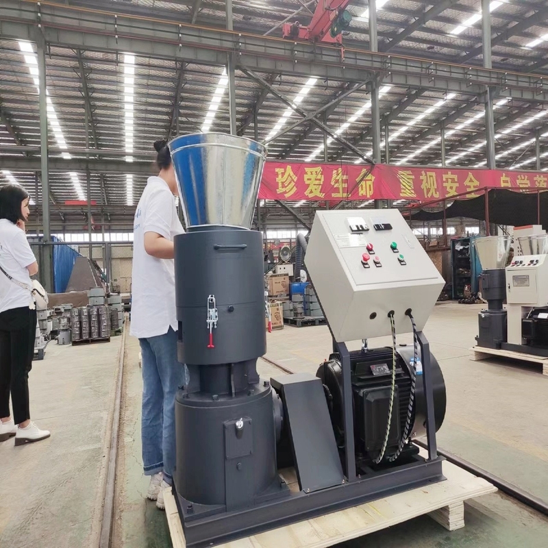 Brid Feed Making Machine เครื่องผลิตเม็ดอาหารคุณภาพดี เครื่องผลิตเม็ดไม้เคลื่อนที่ง่าย เครื่องผลิตเม็ดไม้