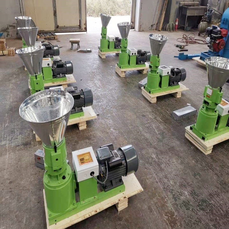เครื่องทําเม็ดอาหารขนาดเล็ก เครื่องทําเม็ดอาหารสัตว์ชนิดไฟฟ้า 4KW