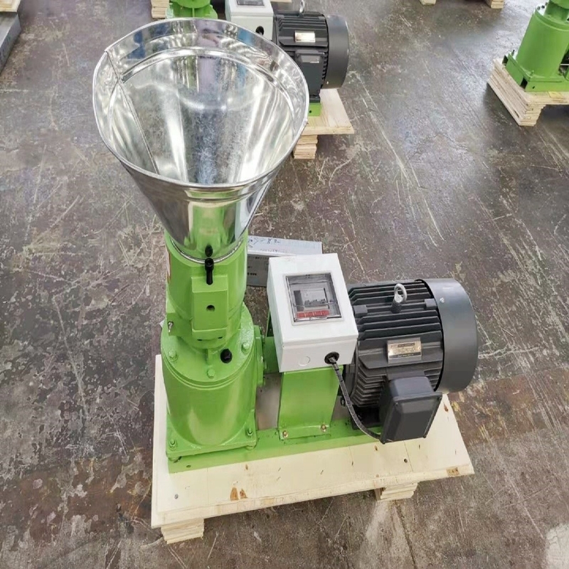 เครื่องทําเม็ดอาหารขนาดเล็ก เครื่องทําเม็ดอาหารสัตว์ชนิดไฟฟ้า 4KW