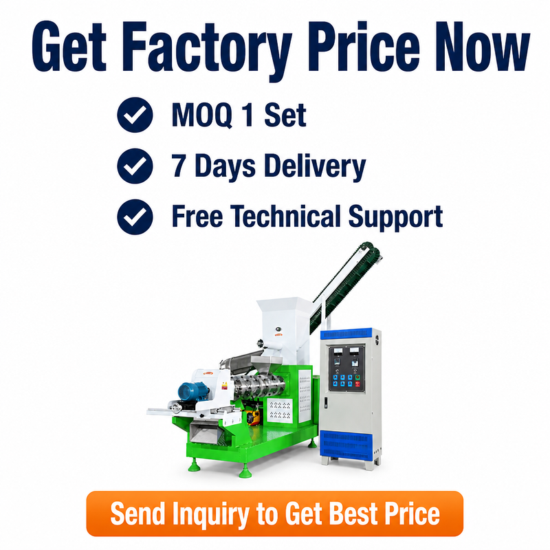 Commercial Floating Fish Feed Pellet Machine DGP100 Extruder For Shrimp Feed Production With High Output Design