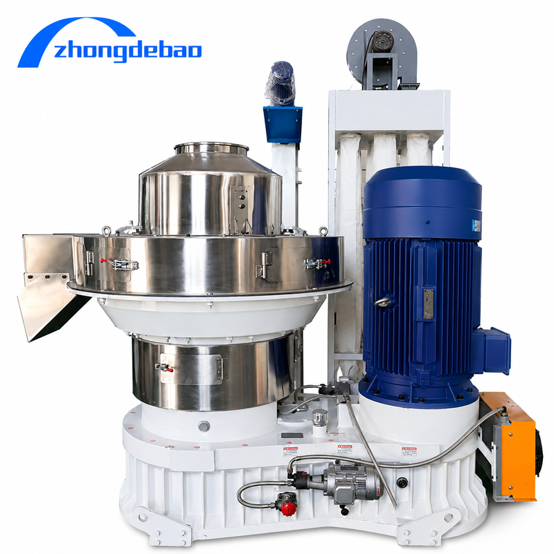 1-10T/H Wood Pellet Production Line High Capacity Complete Plant for Sawdust Wood Chips