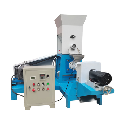 200-300 กิโลกรัม/ชั่วโมงอาหารสุนัขเครื่องปลาดุกปลานิลลอยอาหารปลาเม็ด Extruder รับประกัน 1 ปี