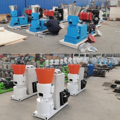 เครื่องอัดเม็ดอาหารสัตว์ PTO แบบไฟฟ้าดีเซล 2.5-12 มม. เครื่องอัดเม็ดอาหารสัตว์