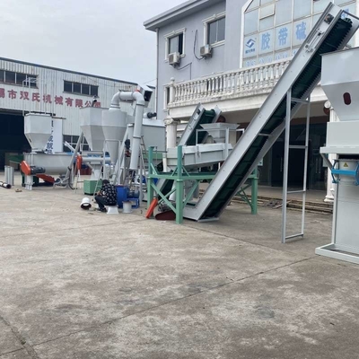 สายการผลิตเม็ดชีวมวล 132kw โรงสีเม็ดเศษไม้ 2-12 มม