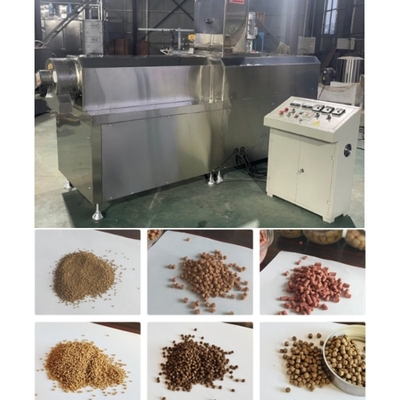 OEM 0.8-12 มม.ลอยปลาอาหารเม็ดเครื่องทำสัตว์เลี้ยงสุนัขอาหาร Extruder