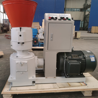 80-120KG/H เครื่องผลิตอาหารสัตว์ขนาดเล็ก 7.5KW เครื่องอัดเม็ดอาหารสัตว์