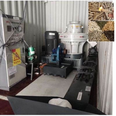 Log Chips Pellet Mill Machine เครื่องอัดเม็ดไม้เสียสำหรับเม็ดเชื้อเพลิง
