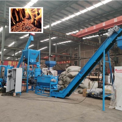 สายการผลิตเม็ดชีวมวลที่สมบูรณ์ 30t/H เครื่องทำขี้เลื่อย