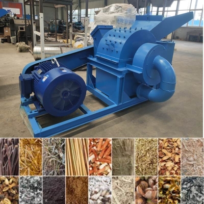 เครื่อง Chipper ไม้ซุง CE 3-30kw เครื่องทำลายเอกสารขี้เลื่อย