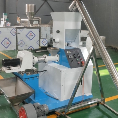 500-1000 กก.สกรู Feed Extruder แมวสุนัข Floating Feed Extruder เครื่องอุตสาหกรรม