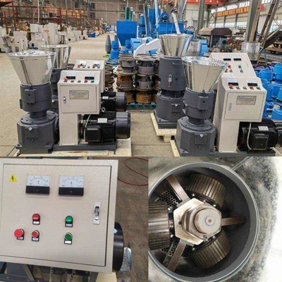22KW 300kg/H โรงงานผลิตเม็ดไม้ เครื่องจักรผลิตเม็ดไม้