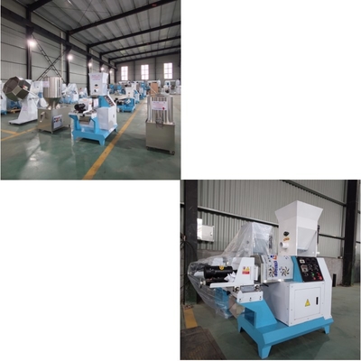 อัตโนมัติ แบบแห้ง ปลา Feed Extruder ไฟไฟฟ้าสําหรับการผลิตขนาดใหญ่