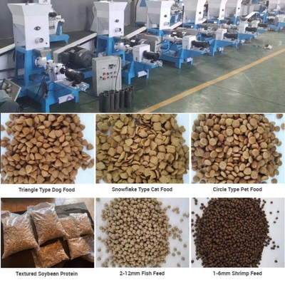 ธุรกิจขนาดเล็ก อาหารปลาแห้ง Extruder หม้อพับ เครื่องปลูกอาหารสัตว์เมล็ด