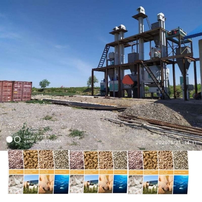 1-12mm Feed Pellet Machine Line โรงงานสัตว์สัตว์ปศุสัตว์วัวเครื่องอาหาร